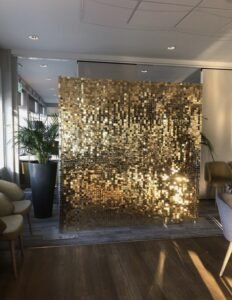 Gold Sequin Wall