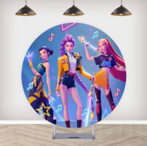 K-POP Demon Hunters backdrop